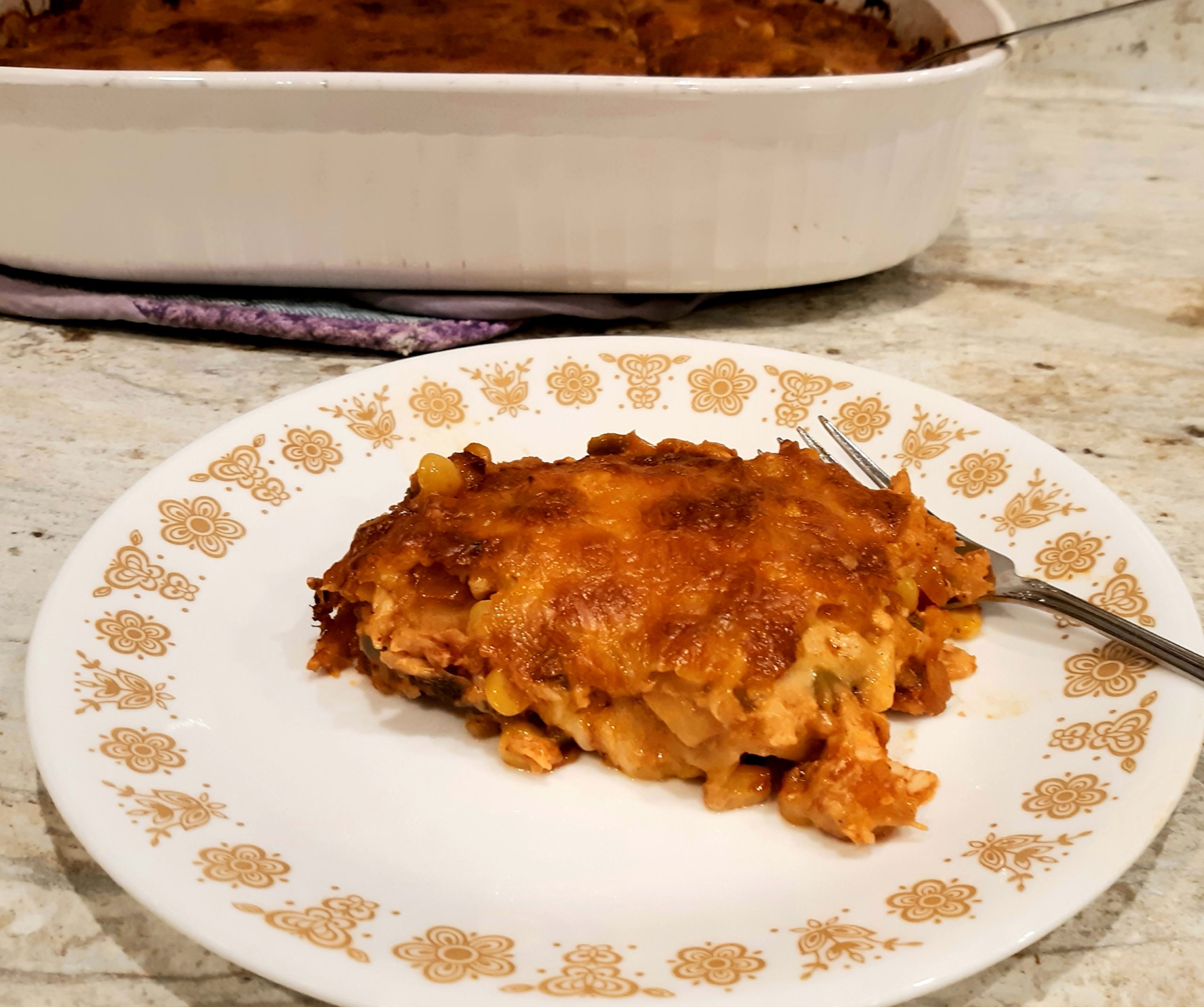 healthy chicken taco casserole recipe