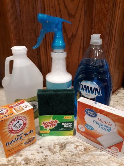 DIY cleaner for soap scum and carpets